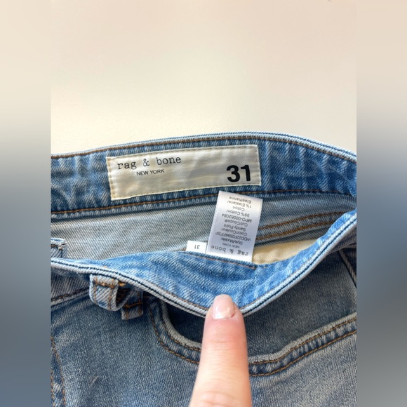 NWT Rag & Bone Nina High-Rise Cigarette Denim Jeans sz 31 - Picture 11 of 14